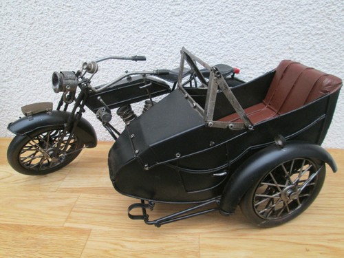 Motorrad mit seitwagen antik - mit,