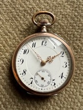 Antike Taschenuhr Silber Ankerhemmung - 34 mm ca. 1900