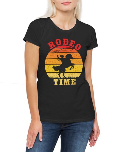 Rodeo time damen shirt pferd - rodeo,