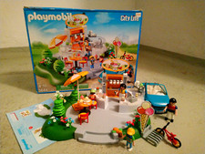 Playmobil 5644 City Life Eissalon Eisdiele Eis Laden Cabrio Fahrrad Figuren