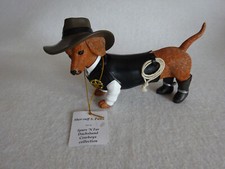 The Hamilton Collection - Sher-ruff S. Paws - Dachshund Cowboys Collection