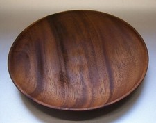 Teller Holzteller Schüssel Schale Tablet Snackschale Mittelalter Ø 20cm  Akazie