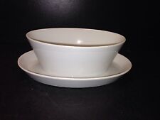 Arzberg TRIC Sauciere 1 Tlg. Mit festem Unterteller Sauce weiß  Neu