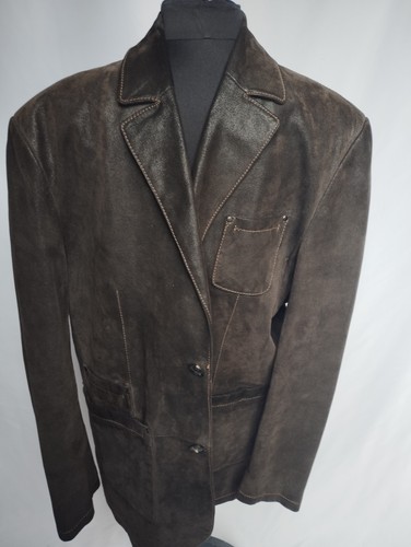 Herren leder blazer braun - herren,