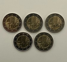 5x 2 Euro Münze Deutschland