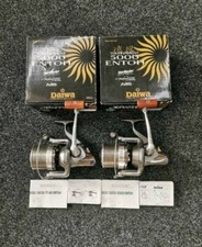 2 × Daiwa Tournament Entoh 5000 Angelrollen inkl. OVP Karpfen Wels Carp Fishing