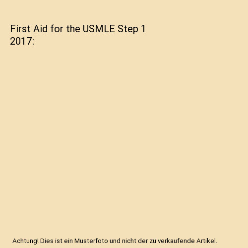 First aid for - aid, usmle