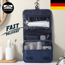 Portable hanging toiletry bag