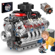 487pcs V8 Motor Modellbausatz