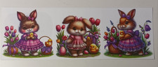 Fensterbild hasenmädchen - fensterbild,