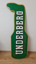 UNDERBERG 150 cm. Email Schild Werbeschild Emailschild. OHNE SCHÄDEN !!! Alt
