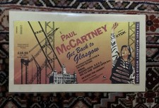 Paul McCartney World Tour Glasgow Sat 23rd June 2009 Ticket Stub Used Ex Cond