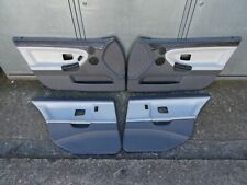 BMW 3er E36 Touring Türpappen Türverkleidungen  Leder Grau Weiß Holzdekor