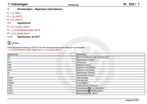 Passat stromlaufplan - vw,