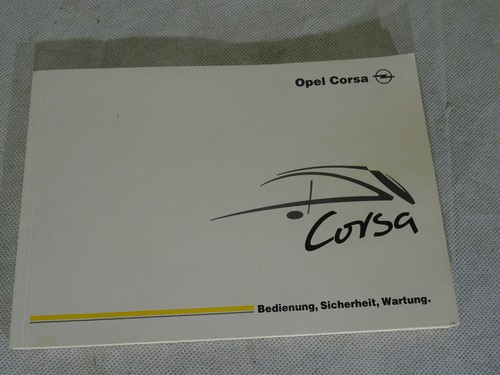 Opel corsa betriebsanleitung - corsa,