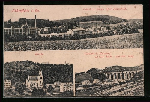 Hohenfichte fabrik - ak,