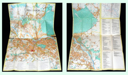 Stadtplan dresden 1989 der - dresden,