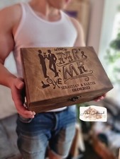 Große Hochzeitsbox aus Holz