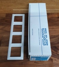 Abdeckrahmen, Jung 4-fach AS584WW alpinweiß NEU!!!!!!