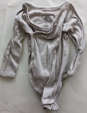 Neuwertiger gestreifter  Wickelbody Petit Bateau Größe 67 (6 Monate)