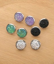 Ohrstecker 4er Set Ohrringe Stecker Bunt NEU