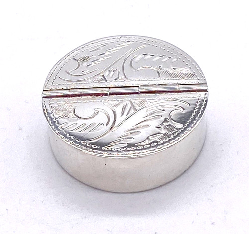 Tolle sterling pillendose - sterling,