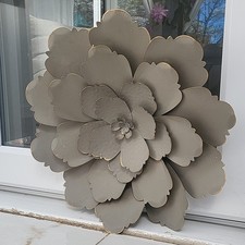 Metall WANDBILD Blume hängend