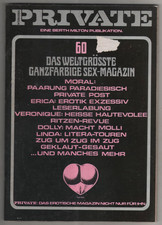 Vintage Erotik Heft Private 60 1983
