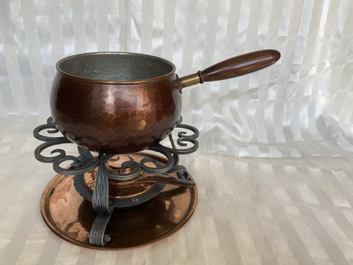 Kupfer fondue auf - auf, stövchen