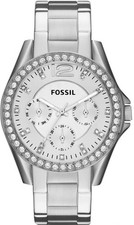 Fossil Riley Silber Damen