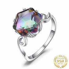 Damen Ring Regenbogen Topas