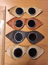 Schweißerbrille Schweißermaske Antik Steampunk Brille Sonnenbrille Leder Punk