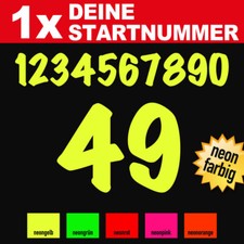 2 Zahlen Motocross Rennen