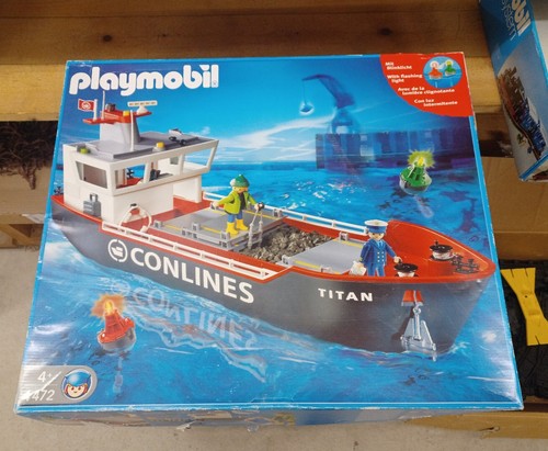 Playmobil großes frachtschiff - playmobil,