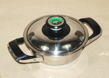 AMC Topf 1,1 L ** 16 cm Visiotherm Deckel ✅ für Audiotherm * Edelstahl Kochtopf
