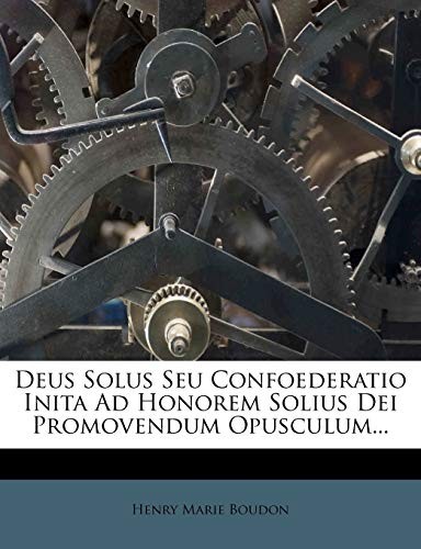 Boudon deus solus seu - solus,