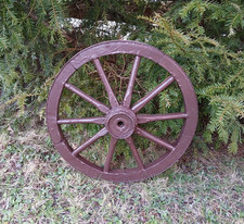 Holz Wagenrad Eisenbeschlag