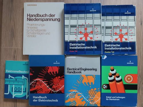 Siemens fachbuch klassiker - 7x,
