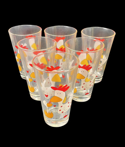 Trinkgläser x 8 - 13, cm