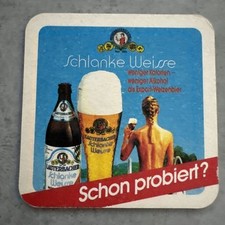 Bierdeckel Coaster Beermat Lauterbacher Schlanke Weisse #1052#
