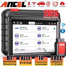 2025 ANCEL X6 Profi KFZ Diagnosegerät Auto OBD2 Scanner ALLE SYSTEM Aktiver Test