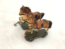 2 Hausser Elastolin Pferde