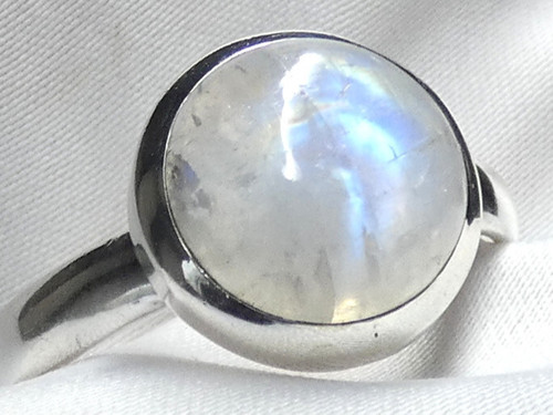 Mondstein ring 925 silber - mondstein,