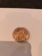 1 Oz Kupfer Münze Liberty Gekapselt