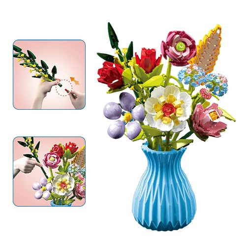 691 stück blumen - stück, bausteine