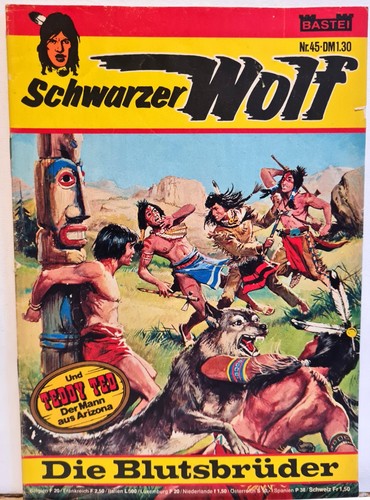 Schwarzer wolf comic - schwarzer, hefte