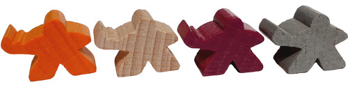 Holz meeple wächter - holz,