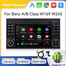 Android 13 Autoradio 32GB CarPlay Für Mercedes Benz A/B W169 W245 Vito W639 +DAB