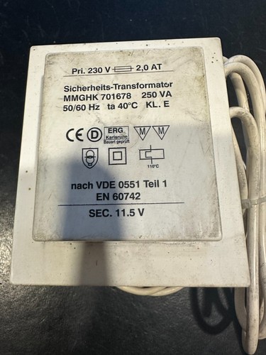 Trafo sec ausg - sec, ausg.11,5v