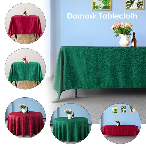 Weihnachten damast tischdecke - damast,